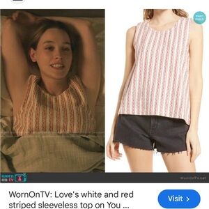 Madewell NWOT boucle crossback tank top size small